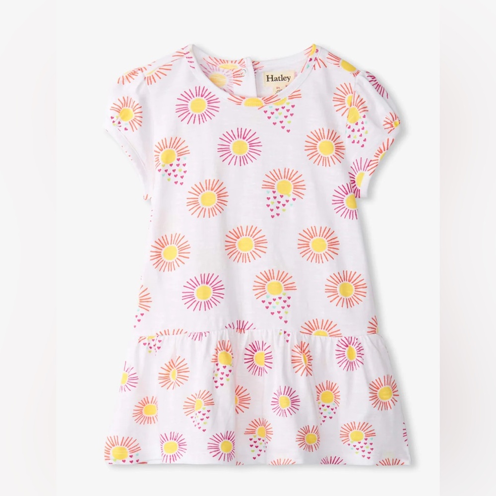Hatley Heart Suns Gathered Dress - Picture 1 of 6